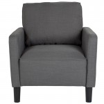 Washington Park Upholstered Chair in Dark Gray Fabric