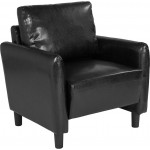 Candler Park Upholstered Chair in Black LeatherSoft