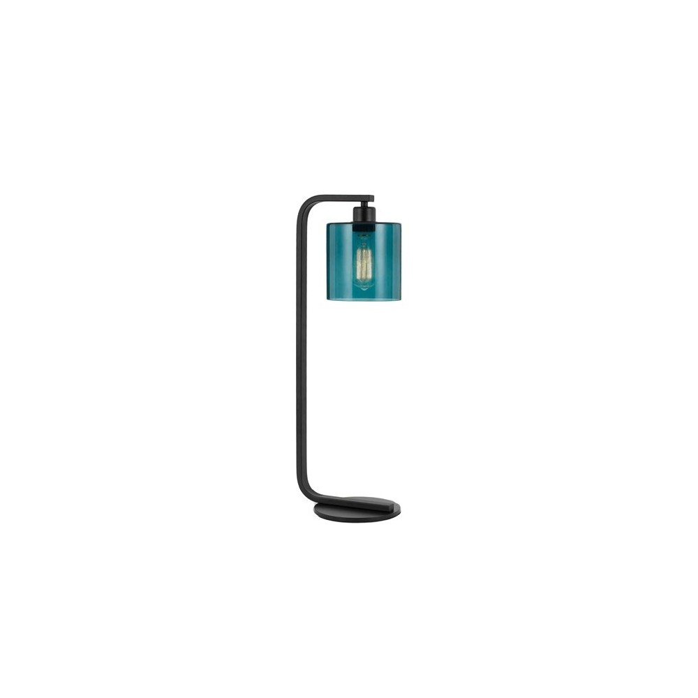 Lowell 60W table lamp, Teal