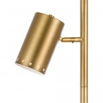 Derry Floor Lamp, Matte Gold