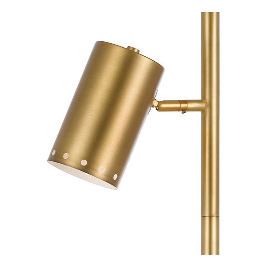 Derry Floor Lamp, Matte Gold