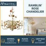 Ramblin' Rose Elements Mid-size Chandelier