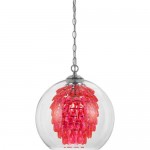 Glitzy Chandelier- Hot Pink