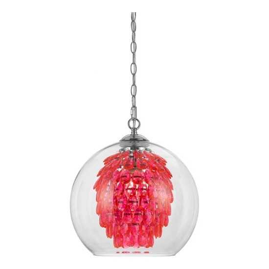 Glitzy Chandelier- Hot Pink