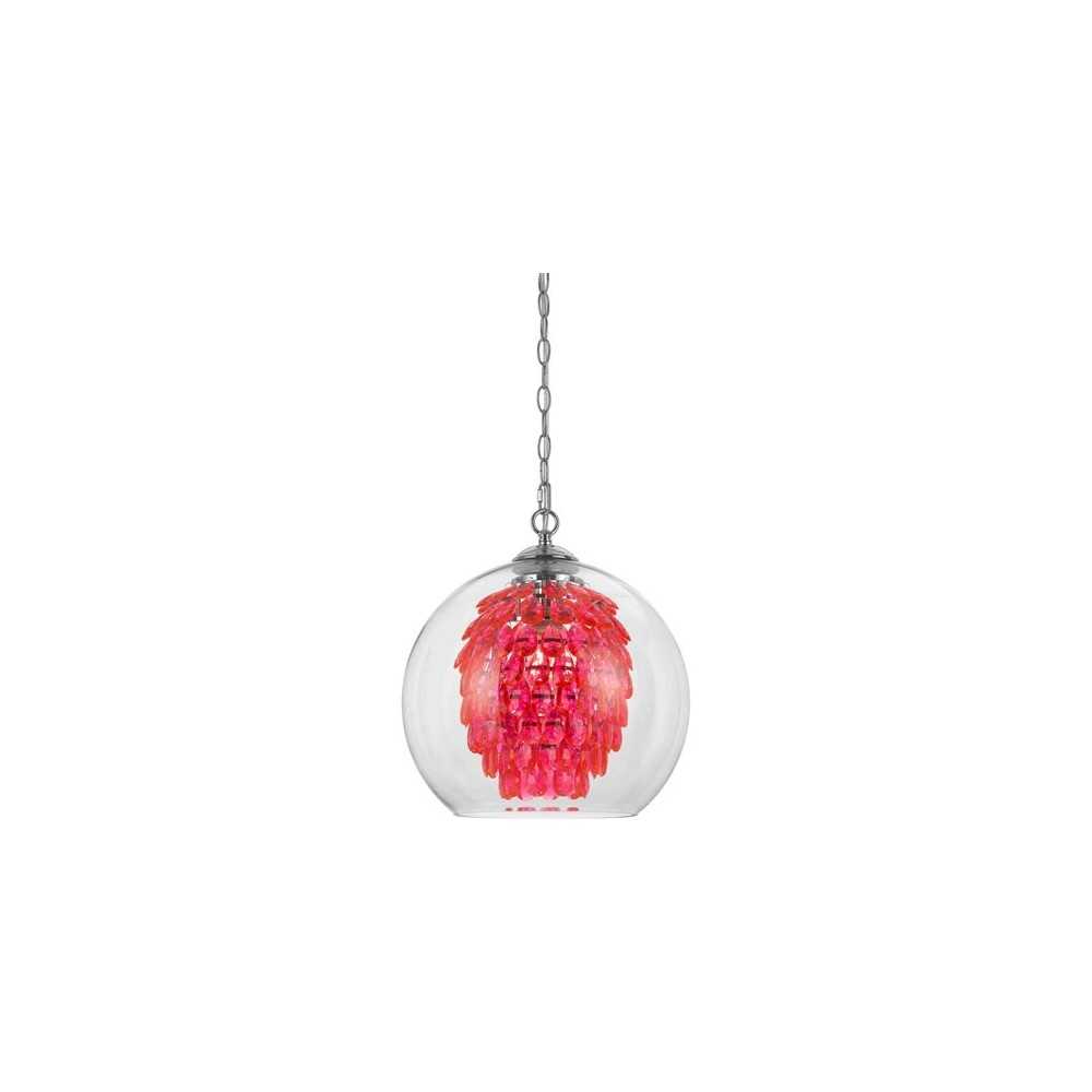 Glitzy Chandelier- Hot Pink