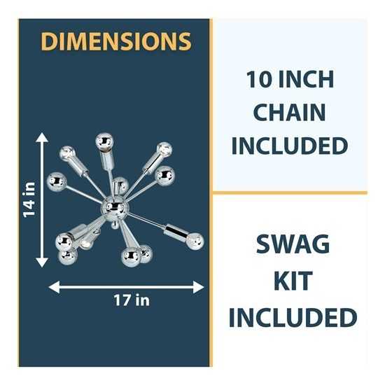 Supernova Six Light Mini Chandelier