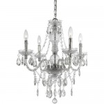 Naples Four-Light Mini Chandelier - Clear