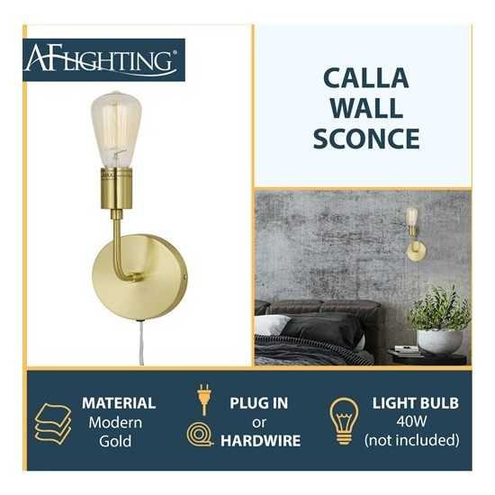 Calla 40W wall sconce