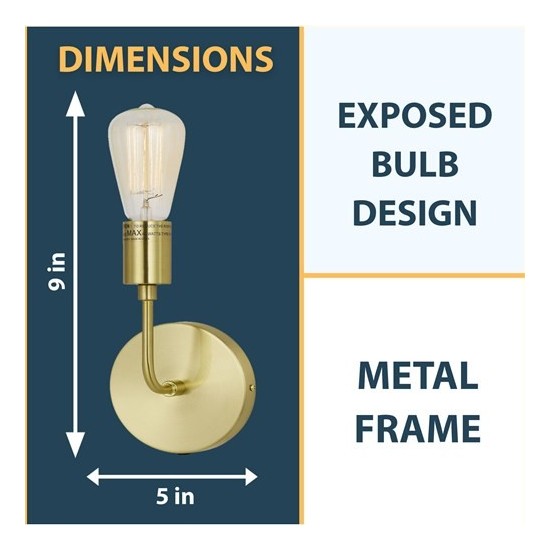 Calla 40W wall sconce