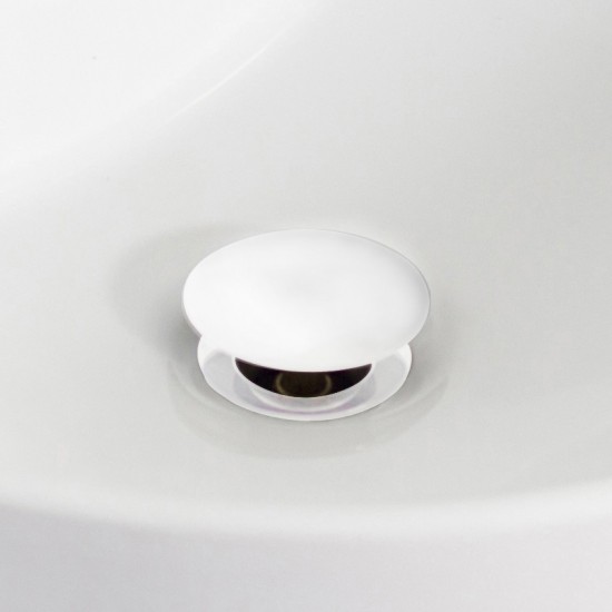 21.5-in. W 3H4-in. Ceramic Top Set In White Color - Overflow Drain Incl.