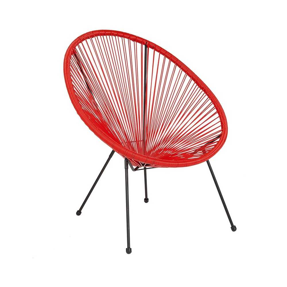 Valencia Oval Comfort Series Take Ten Red Rattan Lounge Chair Valencia Oval Comfort Series Take Ten Red Rattan Lounge Chair
