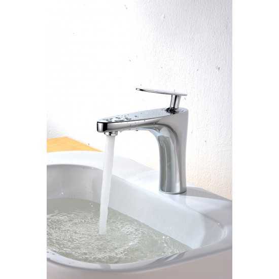 35.5-in. W 1 Hole Ceramic Top Set In White Color - Overflow Drain Incl.