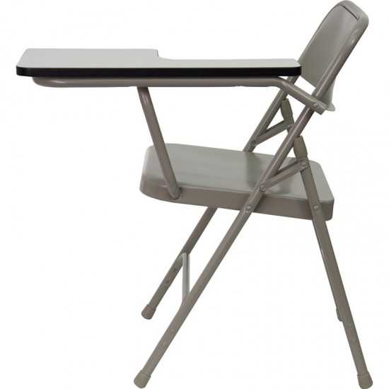 Premium Steel Folding Chair with Left Handed Tablet Arm