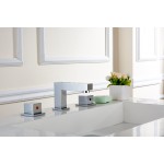 24.25-in. W 3H8-in. Ceramic Top Set In White Color