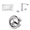 32-in. W 3H8-in. Ceramic Top Set In White Color
