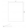 14-in. W X 18-in. D Glass Top In Black Color