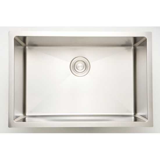 20-in. W CSA Approved Stainless Steel Kitchen Sink With Stainless Steel Finish And 18 Gauge