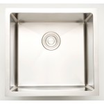 18-in. W CSA Approved Stainless Steel Kitchen Sink With Stainless Steel Finish And 18 Gauge