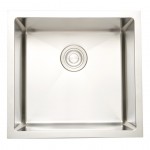 17-in. W CSA Approved Stainless Steel Kitchen Sink With Stainless Steel Finish And 16 Gauge