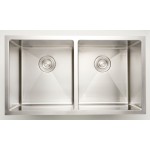 31-in. W CSA Approved Stainless Steel Kitchen Sink With Stainless Steel Finish And 16 Gauge