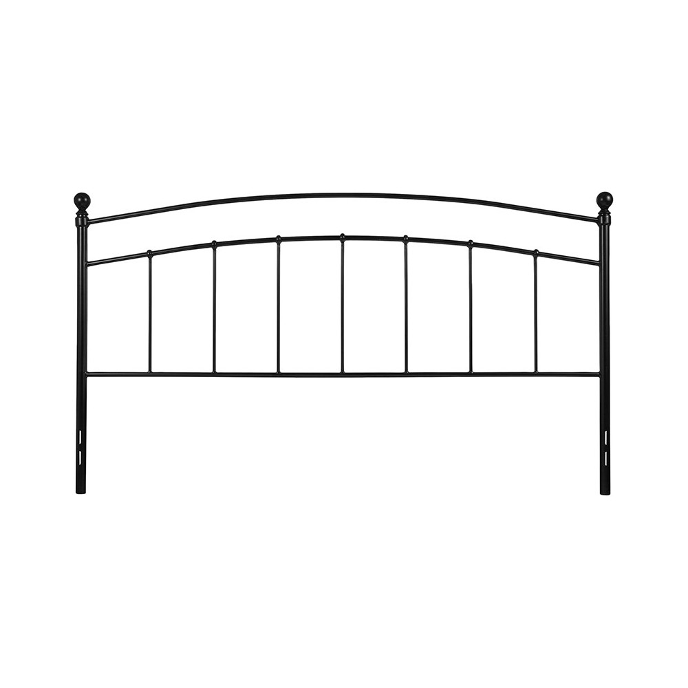 Woodstock Decorative Black Metal King Size Headboard Woodstock Decorative Black Metal King Size Headboard