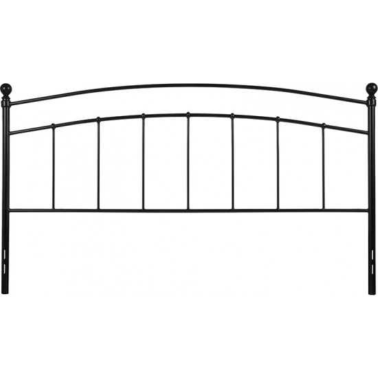Woodstock Decorative Black Metal King Size Headboard
