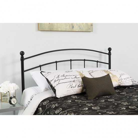 Woodstock Decorative Black Metal Twin Size Headboard