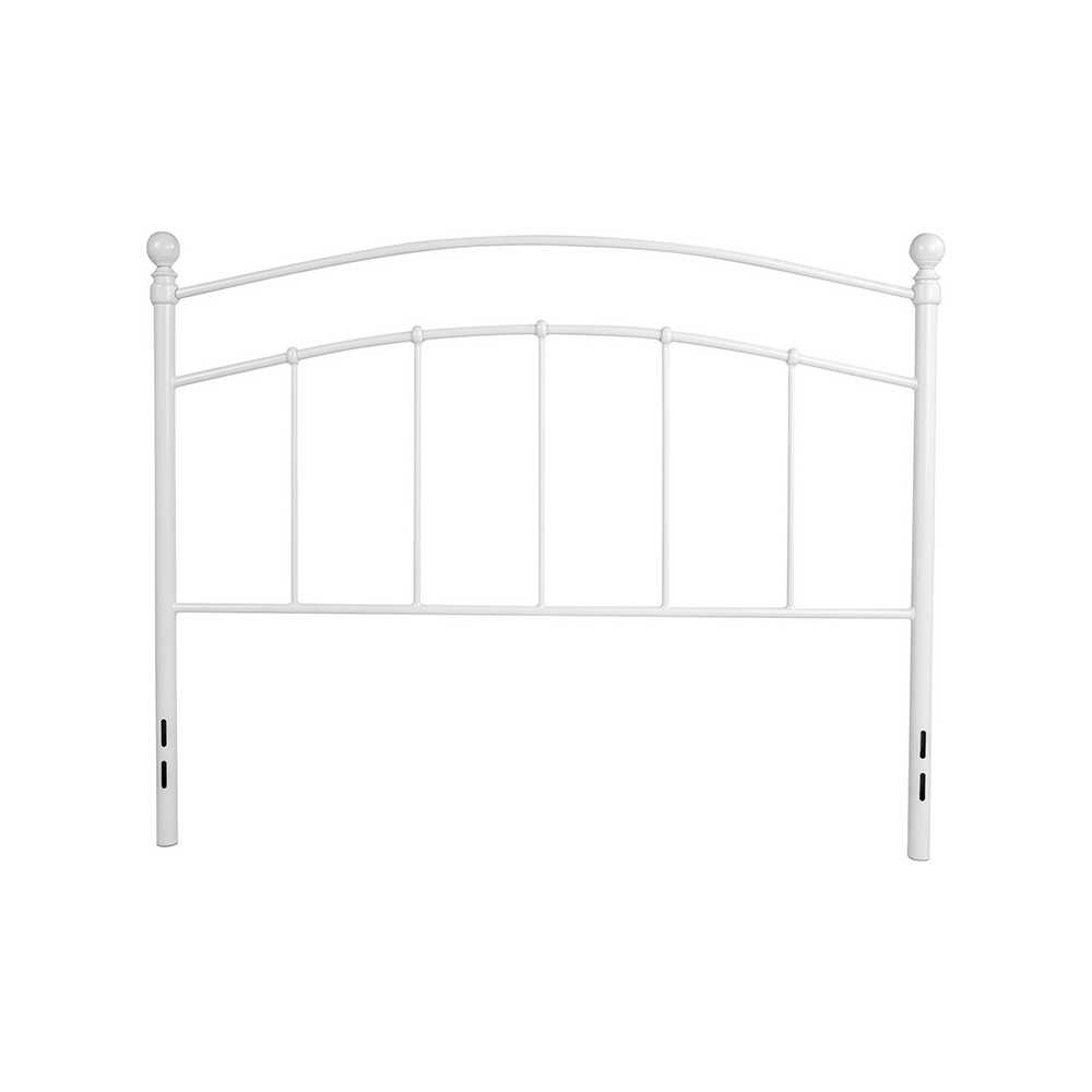 Woodstock Decorative White Metal Full Size Headboard Woodstock Decorative White Metal Full Size Headboard