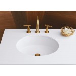 Kohler Verticyl Oval Undermount, White