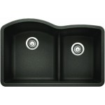 Diamond 1-3/4 Bowl With Low-Divide, Anthracite