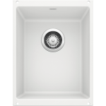 Precis Medium Bowl Undermount, White