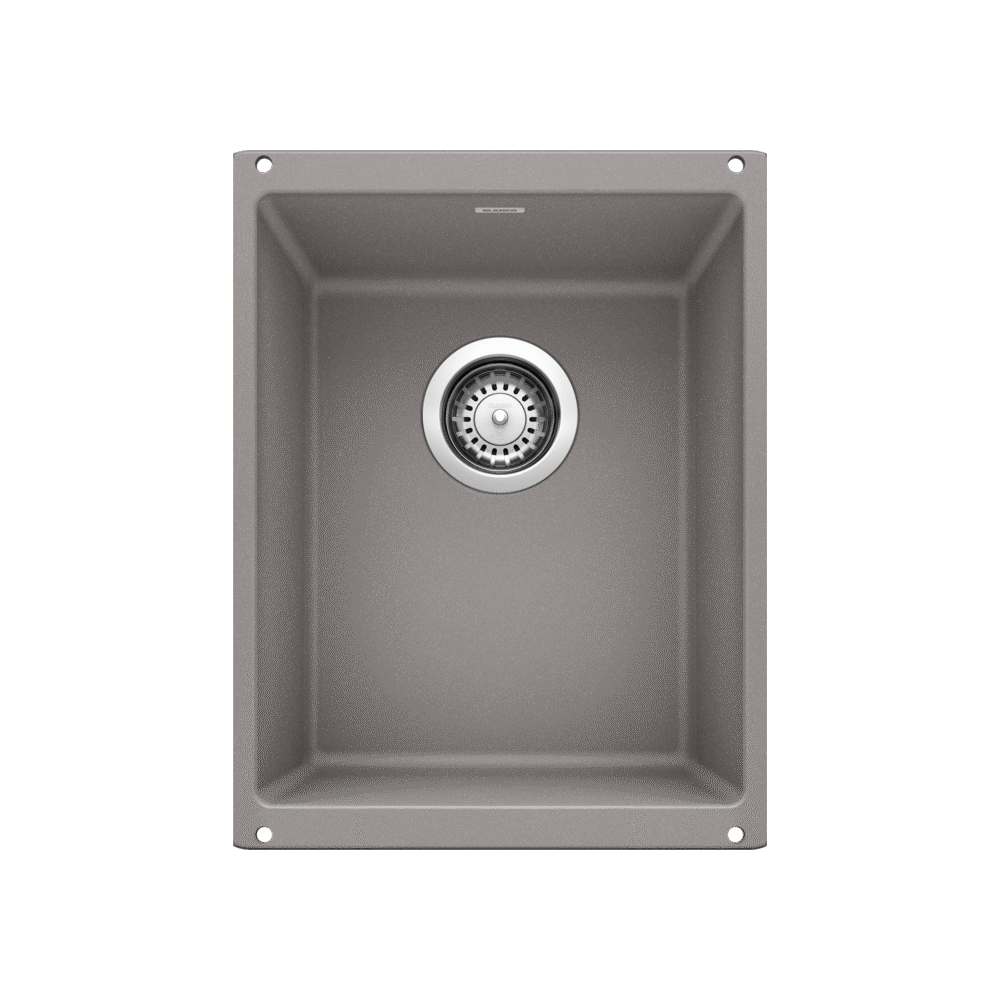 Precis Medium Bowl Undermount, Metallic Gray