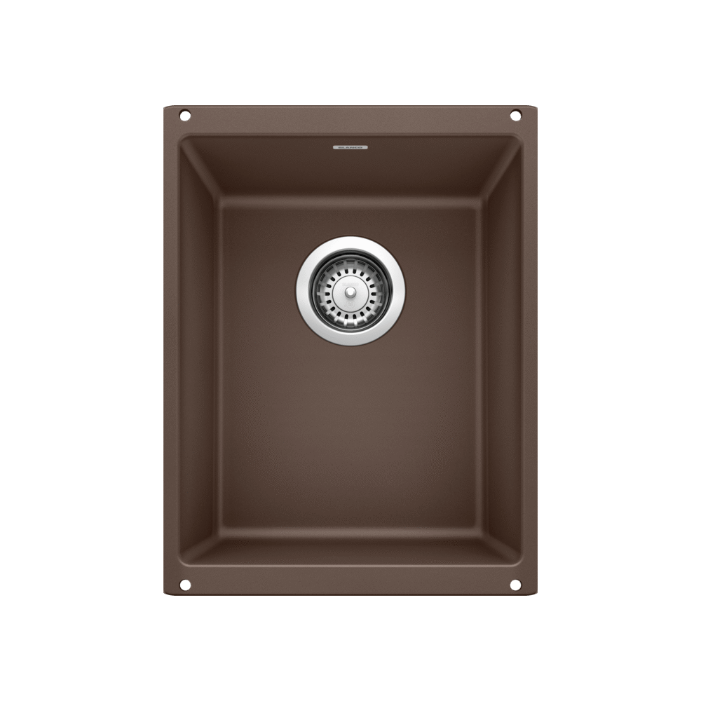 Precis Medium Bowl Undermount, Cafe Brown