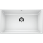 Precis Super Single Bowl Undermount, White