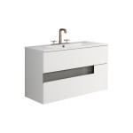 Lucena Bath 32" White and Grey Vision Vanity