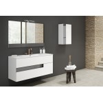 Lucena Bath 32" White and Grey Vision Vanity