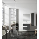 Lucena Bath 40" Grey and White Vision Vanity