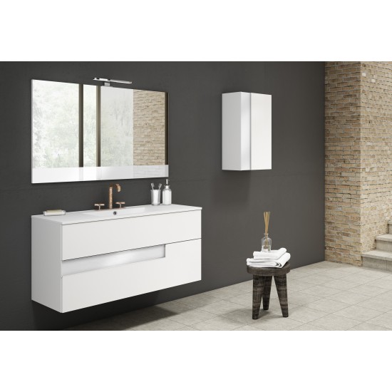 Lucena Bath 48" White Vision Vanity