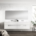 Lucena Bath 80" White Vision Double Vanity