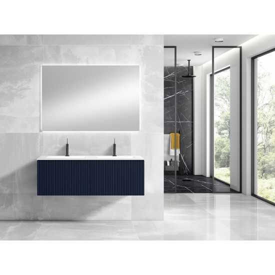 Lucena Bath 40" Navy Bari Vanity with Ceramic Sink