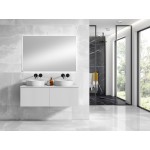 Lucena Bath 32" White Bari Vanity with Matching top and Vessel SinkCeramic Sink