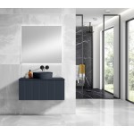 Lucena Bath 32" Navy Bari Vanity with Matching top and Vessel SinkCeramic Sink