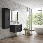 Lucena Bath 24" Black Decor Tirador Vanity