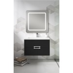 Lucena Bath 24" Black Decor Tirador Vanity