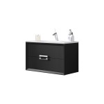 Lucena Bath 32" Black Decor Tirador Vanity