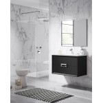 Lucena Bath 32" Black Decor Tirador Vanity