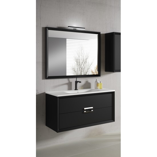 Lucena Bath 32" Black Decor Tirador Vanity