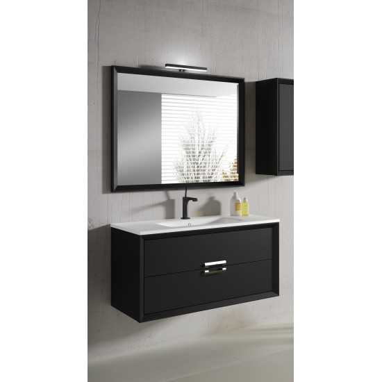 Lucena Bath 40" Black Decor Tirador Vanity