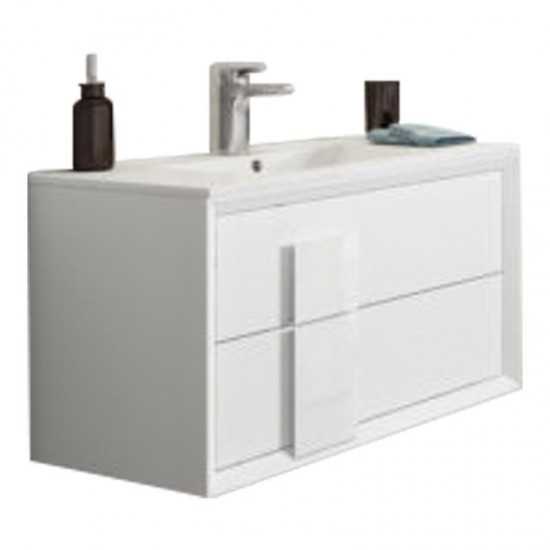 Lucena Bath 32" White Decor Cristal Vanity