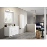 Lucena Bath 40" White Decor Cristal Vanity